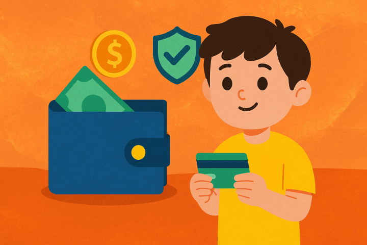 Cartão de crédito para crianças
